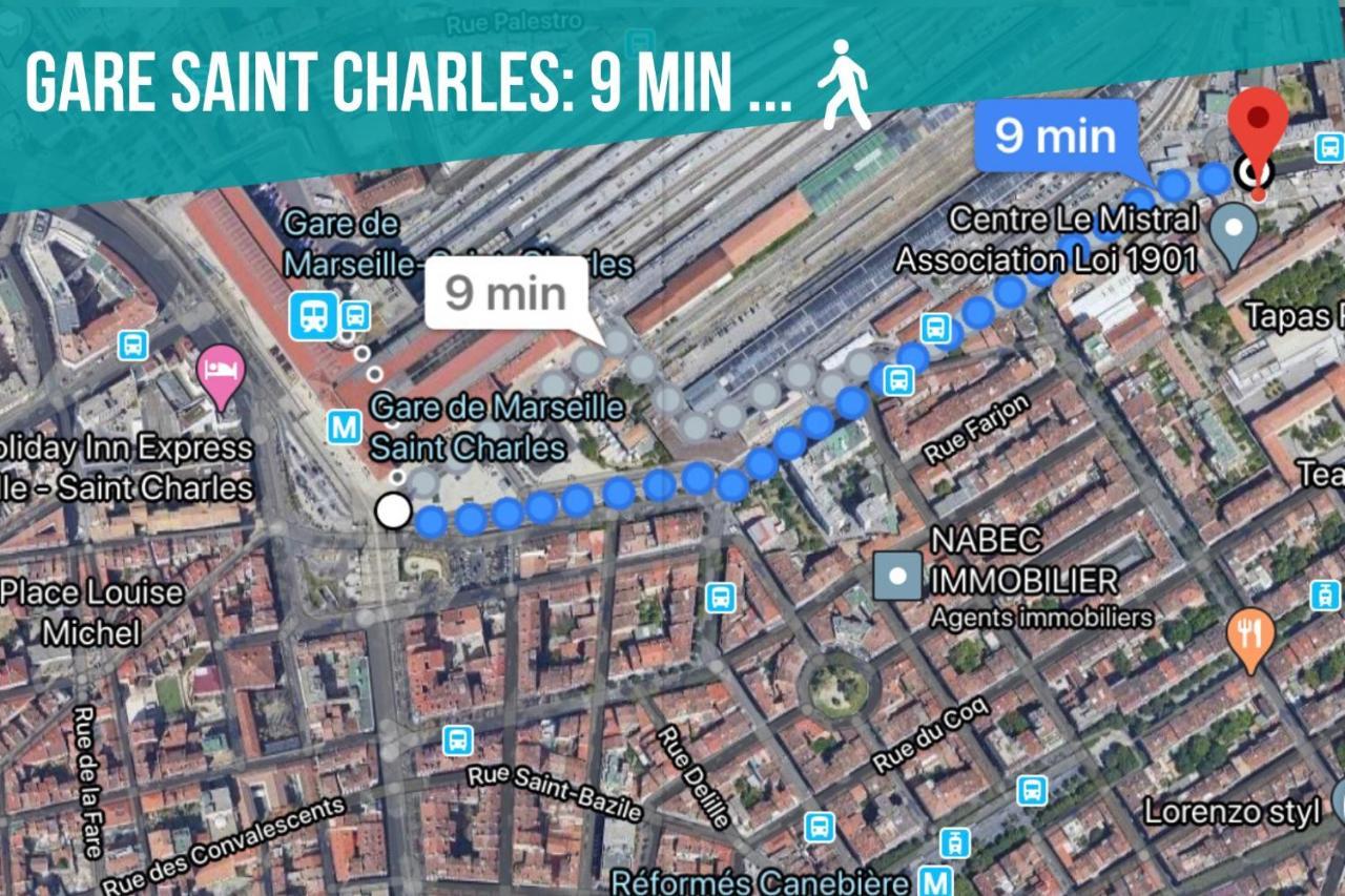 Ferienwohnung 5 Minutes Saint Charles Marseilles Exterior foto